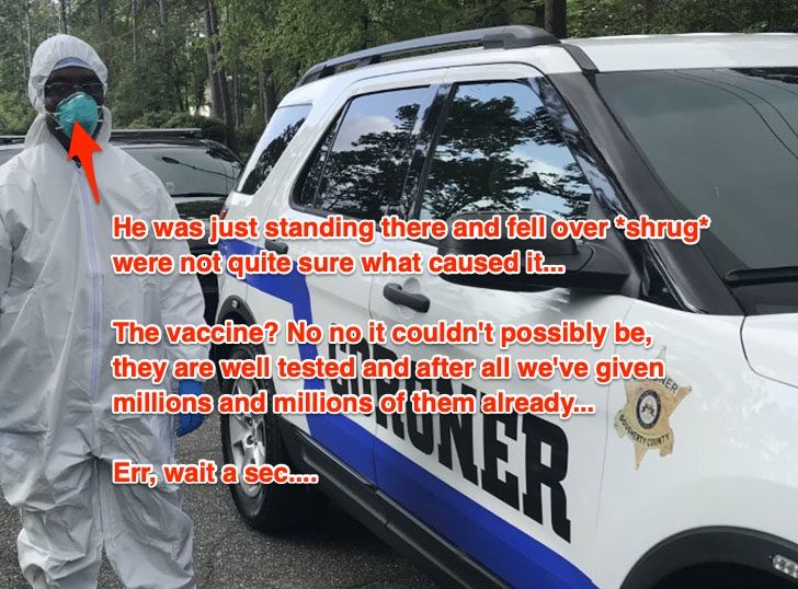 And the coroner shrugged: very very very not-so-rare side-effects on famous people